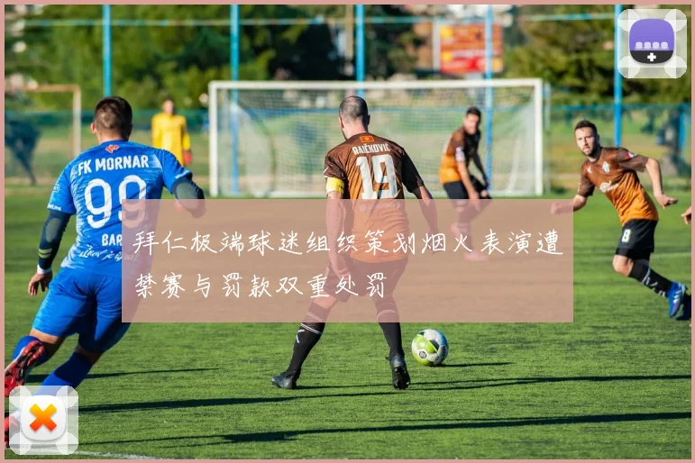 拜仁极端球迷组织策划烟火表演遭禁赛与罚款双重处罚